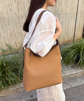 異素材コンビワンハンドルバッグ