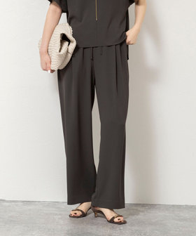 【WEB＆一部店舗限定カラー】《セットアップ対応》ジョーゼットイージーワイドパンツ