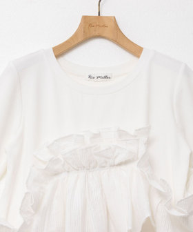 Nolley's☆RieMiller☆フリル付き3wayストレッチリブカットソー NOLLEY'S｜フリル付き3WAYストレッチリブカットソー | Rakuten