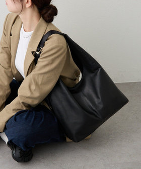 レザーホーボーバッグ L(CE-1654)（RUZ1052422A0004）｜russet