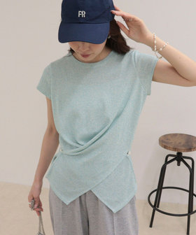 ニットソーカシュクールプルオーバー
