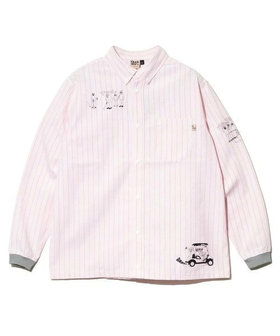 ［FREDY＆GLOSTER限定 TIME SALE！］【Duckster/ダックスター】OJISANゴルフスナップシャツ