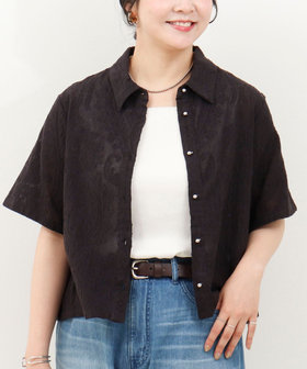 ネットジャガードシャツ
