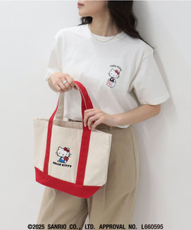 ミニスタ トートバッグ HELLO KITTY meet FREDY emue】 刺繍ミニトートバッグ（5-0121-2