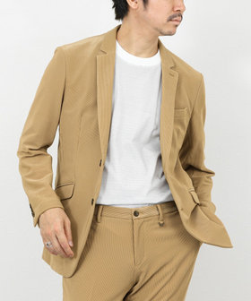 《ビジカジ/セットアップ対応》ストレッチコードピケ ジャケット 26SS