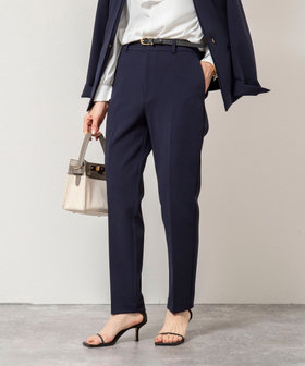 《セットアップ対応》ウォッシャブルWクロス2WAYストレッチテーパードパンツ