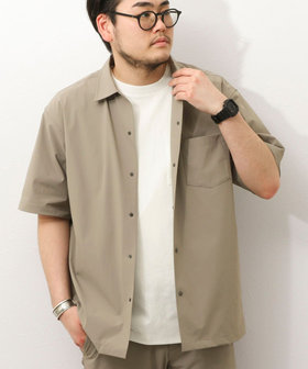 《セットアップ対応》《接触冷感》《撥水》【FlexEase】イージーシャツ　半袖