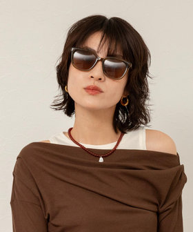 【MAQWEL/マクウェル】シアーフレームサングラス