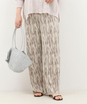 ［WEB限定 SPECIAL PRICE！］楊柳プリーツ柄パンツ