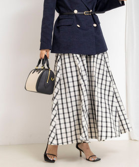 ウォッシャブルフレアマキシスカート