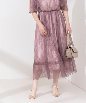 NOLLEY'S｜総レースフレアスリーブワンピース | Rakuten Fashion