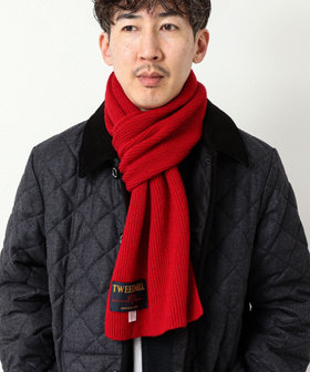 【TWEEDMILL/ツイードミル】別注ウールリブマフラー25