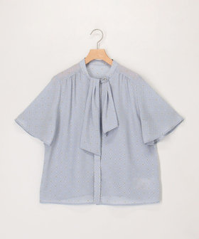 フラワープロバンスプリントブラウス