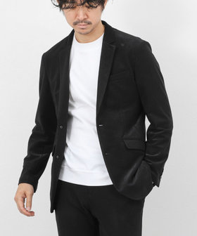 《ビジカジ/セットアップ対応》ストレッチコードピケ ジャケット 26SS