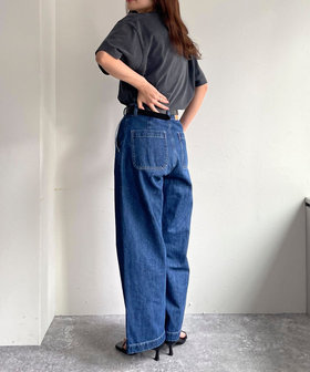 セミワイドデニムPT（4-0330-9-29-002）｜fredy emue(フレディ