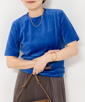 ［WEB限定 SPECIAL SALE！］【PROTAGONISTA/プロタゴニスタ】ベロアＴ