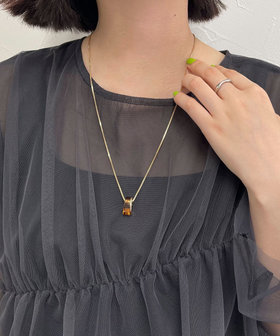 クリアトップアジャストネックレス