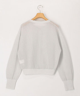 美品★NOLLEY'S ノーリーズ ホールガーメントラメガーターニット NOLLEY'S LIGHT ニット セーター ラメMIXヤーンプルオーバー