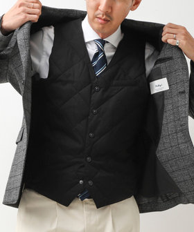 【TAION/タイオン】SINGLE SNAP BUTTON DOWN GILET BRUSHED TWILL 26AW