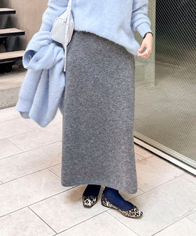 ［WEB限定 SPECIAL PRICE！］《手洗い可能》アルパカ混ロングスカート