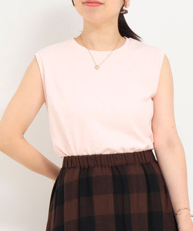 《撥水加工》《吸水速乾》《汗染み防止》USAコットンノースリーブTシャツ