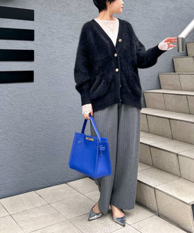 ウォッシャブルラッセルレースTブラウス（6-0030-1-01-020