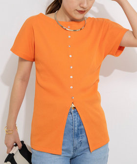 ウォッシャブルスリット2WAYプルオーバー