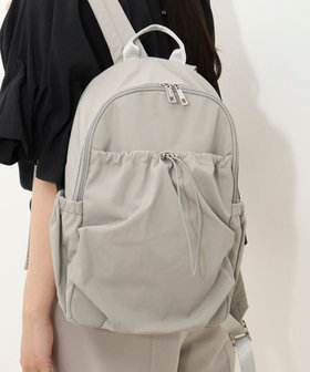 GATHERED NYLON BACKPACK（6-0803-4-12-116）｜MICO COULIER