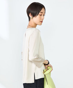 「NOLLEY'S」 7分袖ブラウス 38 ベージュ系その他 レディース NOLLEY'S 「NOLLEY'S」 7分袖ブラウス 38 ベージュ レディース