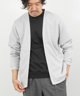 針抜きジャージ ボタンレスカーディガン 26SS