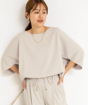 ブラウス シャツ 「セットアップ対応」ツイルコクーンブラウス レディース NOLLEY'S ブラウス シャツ 「セットアップ対応」ツイルコクーン