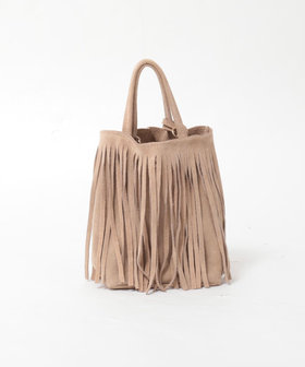 【AULENTTI/ オーレンティ】スエードフリンジバッグ