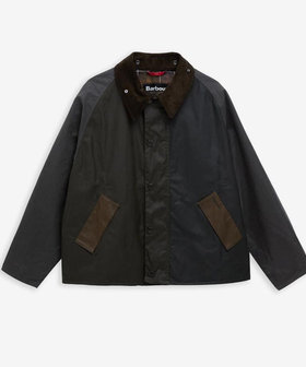 【BARBOUR/バブアー】トランスポート パッチワーク ワックスショートジャケット