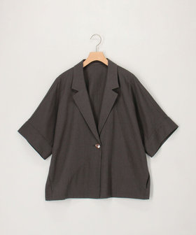 リネンドルマンスリーブテーラードジャケット