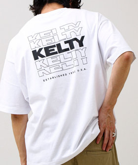 【KELTY×GLOSTER】別注 バックタイポロゴT
