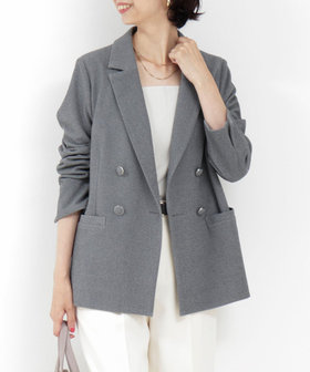 ［OUTLET限定 TIME SALE！］《セットアップ対応》ハイストレッチジョーゼットジャケット