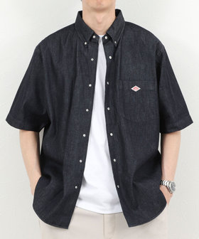 【DANTON/ダントン】DOT BUTTON B.D. SHIRT SS 26SS（DT-B0337 DUG）