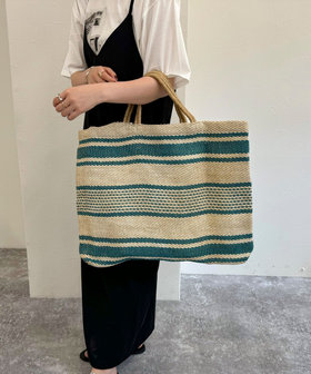 【TARANGO/タランゴ】ジュートボーダービッグトート