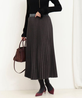 ピーチアコーディオンプリーツスカート