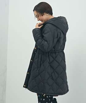 TAION/タイオン】別注ミドル丈Aラインフードダウン（5-0205-6-08-001