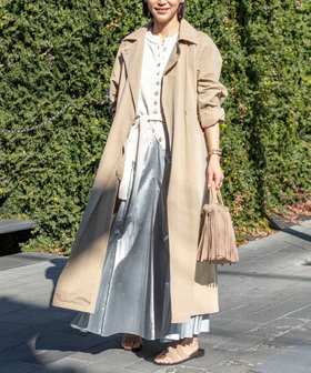 ウォッシャブルLIGHT TRENCH COAT