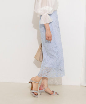 ウォッシャブルコードレースタイトスカート