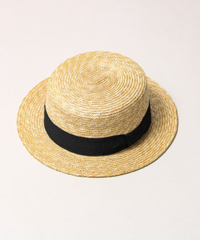 【夏の定番クラシック】STRAW BOATHER HAT カンカン帽
