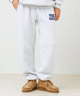 THE DAYS/ザ デイ】HIGE SWEAT PANTS 髭文字刺繍 スウェットパンツ 裏