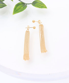 【ANNA SOTTILOTTA/アンナソッティロッタ】FOUNTAINゴールドピアス