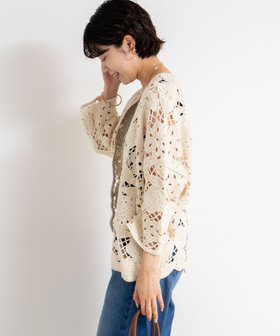 レオナール　ボレロ　七分袖　38 レオナールスポーツ LEONARD SPORT アンサンブル ニット