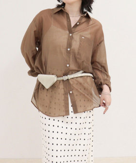 ［WEB限定 SPECIAL SALE！］シアーシャツ