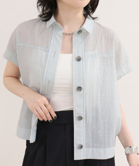 ［WEB限定 SPECIAL SALE！］シアーフォルムシャツジャケット
