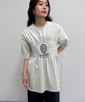 シャーリングロゴTシャツ（5-0337-3-23-009）｜fredy emue