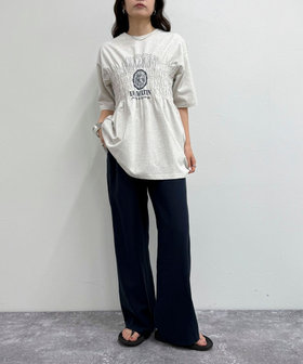 シャーリングロゴTシャツ（5-0337-3-23-009）｜fredy emue